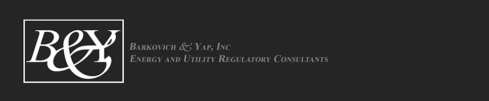 Barkovich & Yap, Inc. Energy and Utility Regulatory Consultants